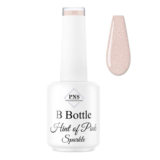 B Bottle Hint Of Pink Sparkle