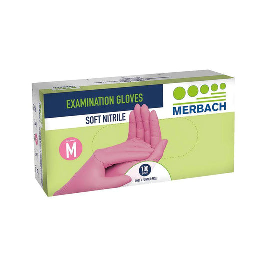 Eurogloves Nitrile Handschoenen Roze (100st)