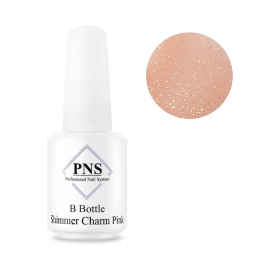 B Bottle Shimmer Charm Pink